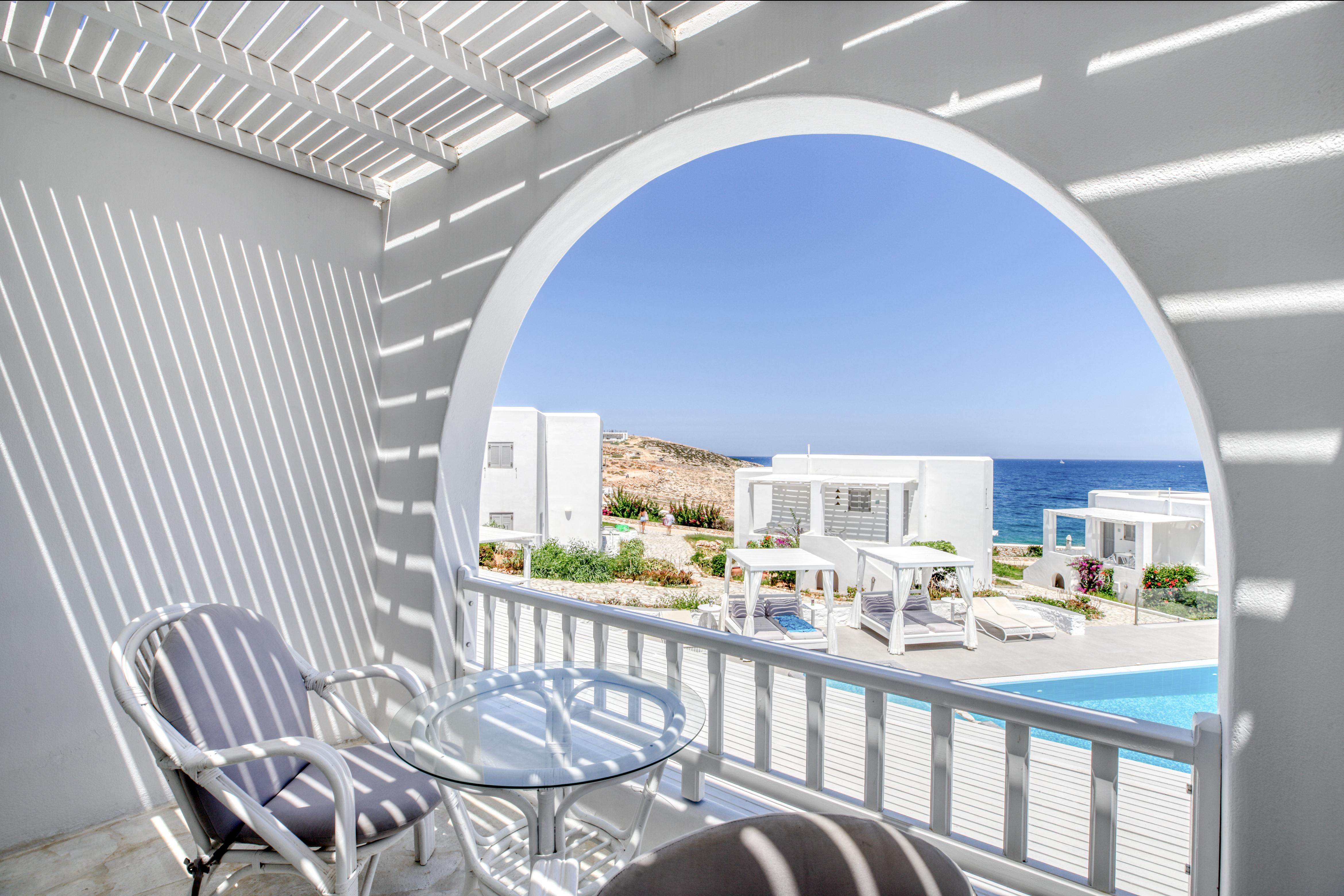 Andronis Minois Hotel Parasporos ภายนอก รูปภาพ