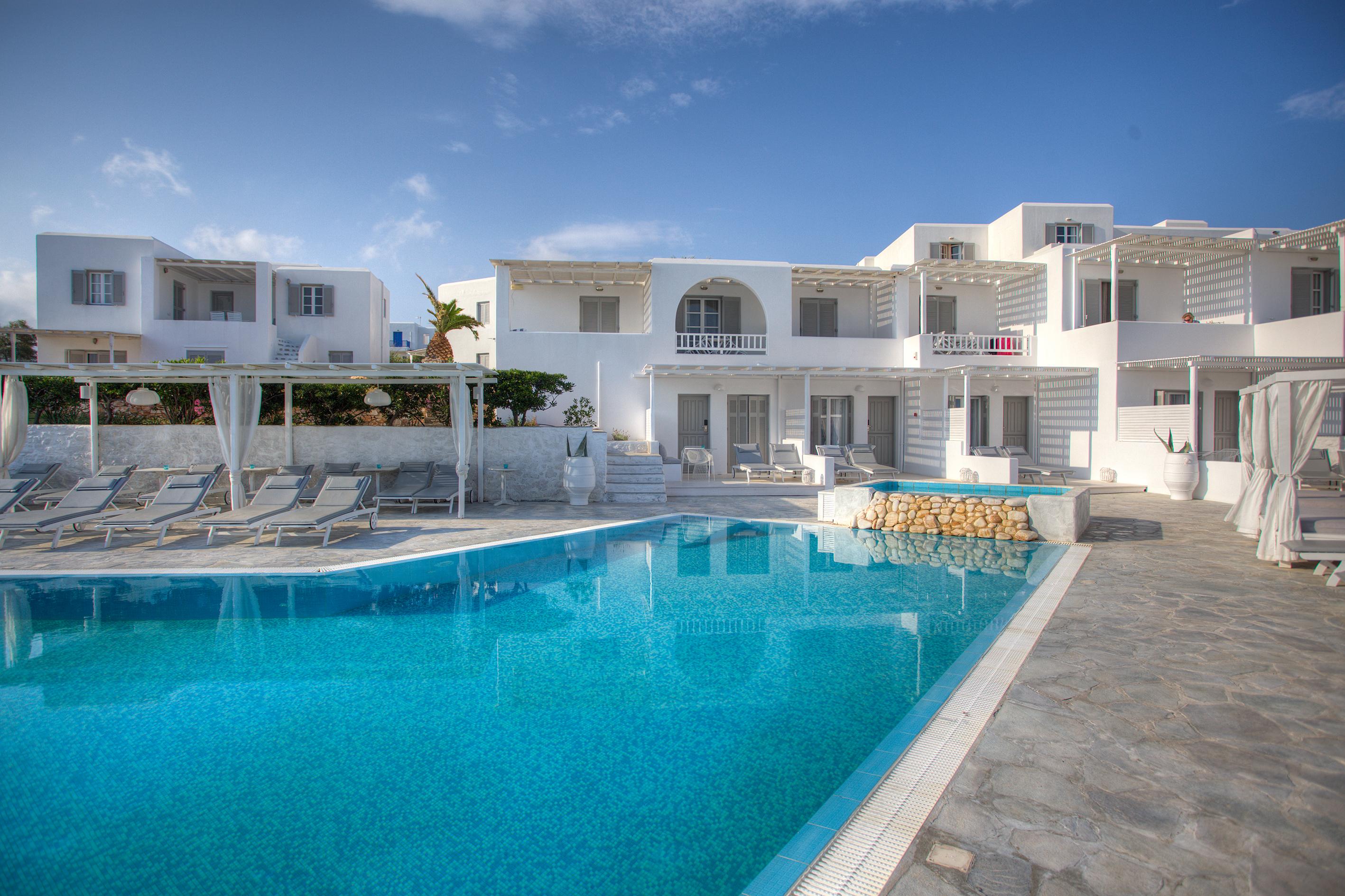 Andronis Minois Hotel Parasporos ภายนอก รูปภาพ