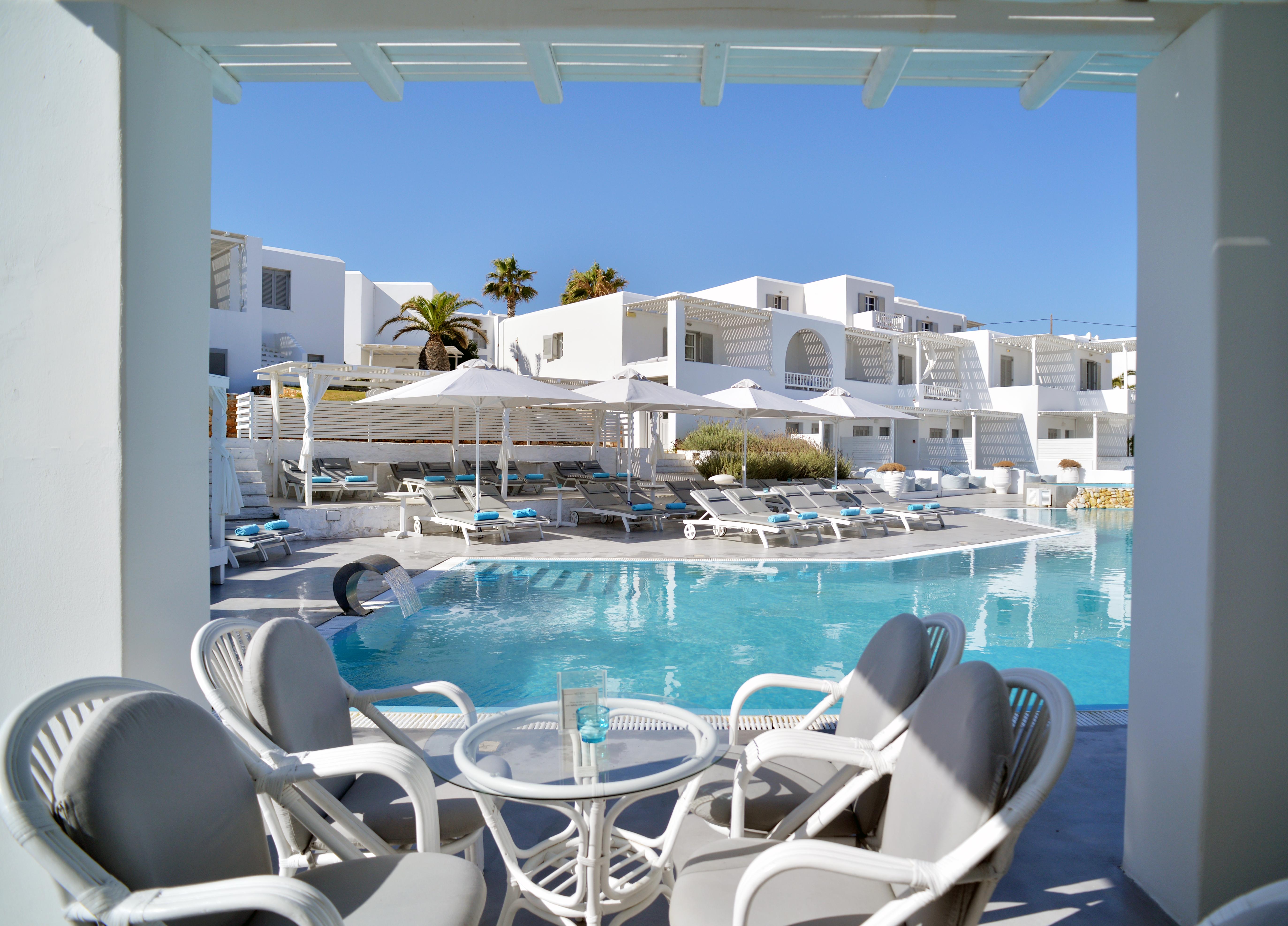 Andronis Minois Hotel Parasporos ภายนอก รูปภาพ