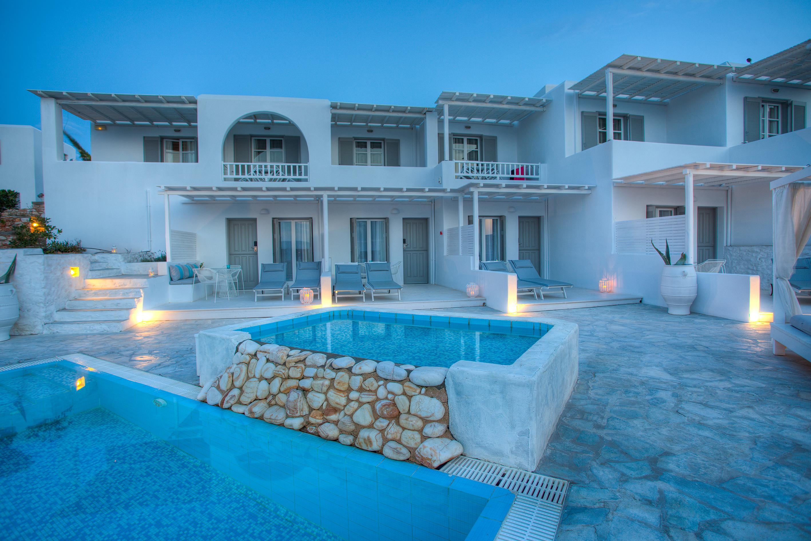 Andronis Minois Hotel Parasporos ภายนอก รูปภาพ
