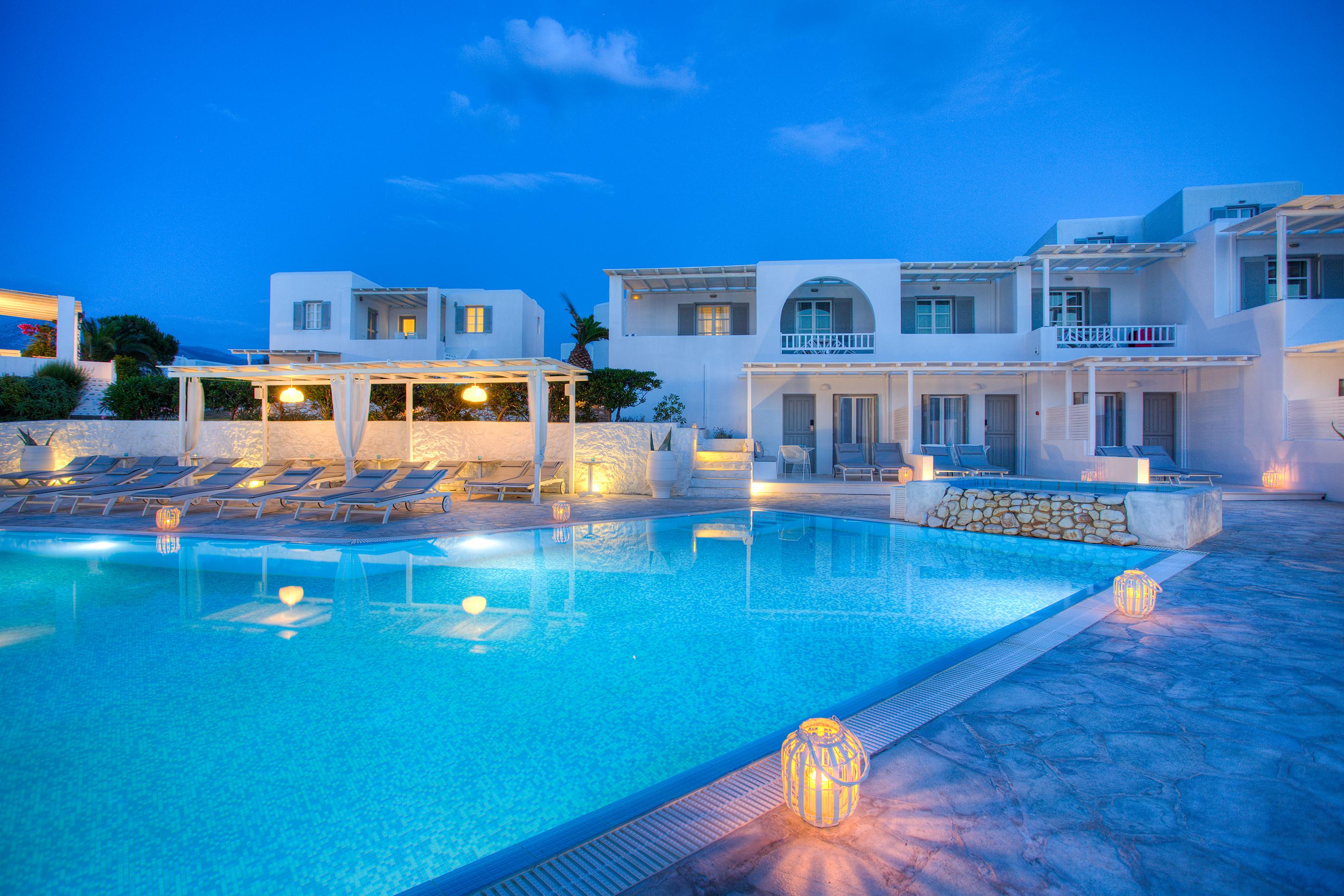 Andronis Minois Hotel Parasporos ภายนอก รูปภาพ