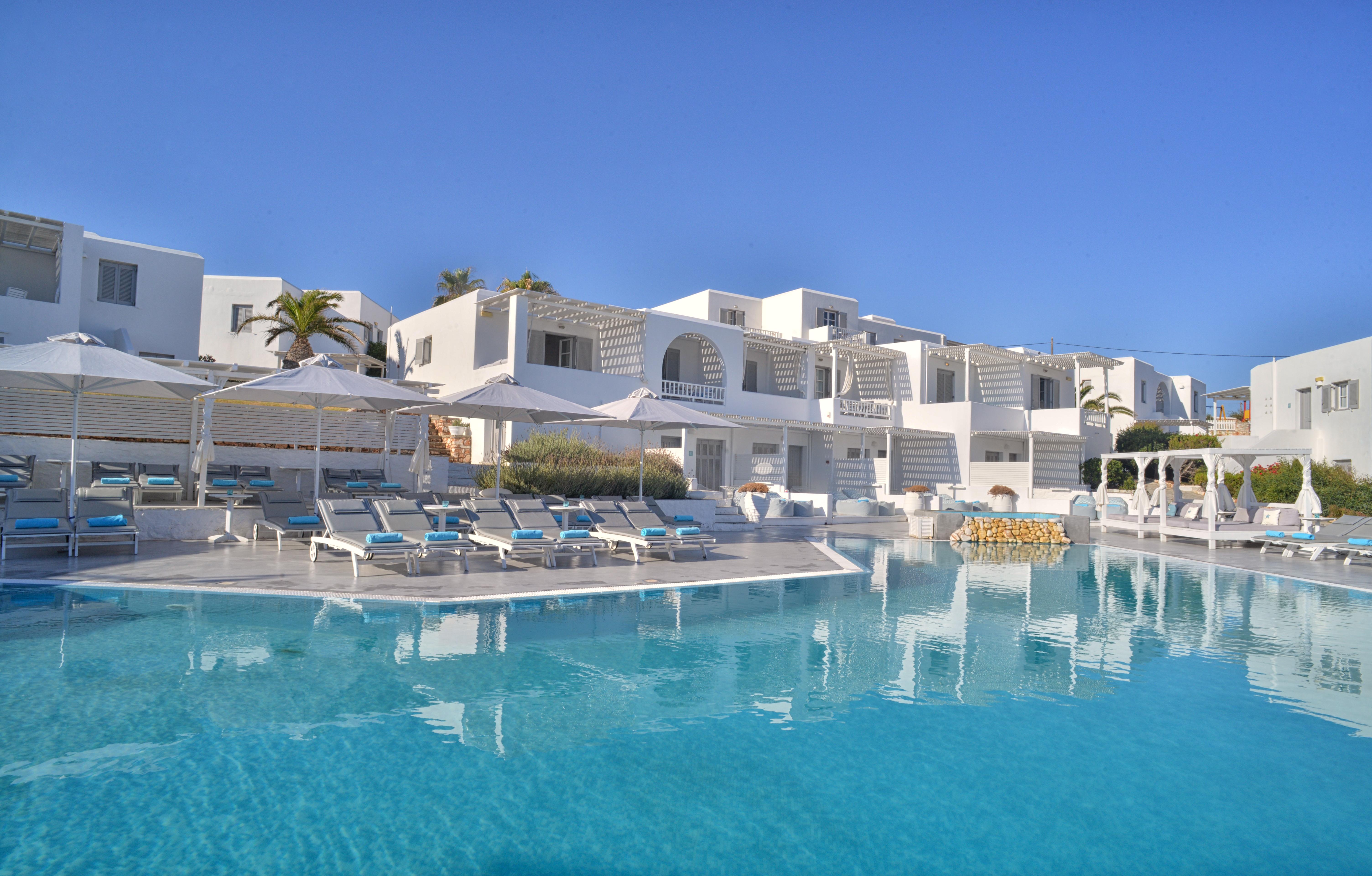 Andronis Minois Hotel Parasporos ภายนอก รูปภาพ